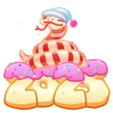 Lunar Snake Candy Stripe