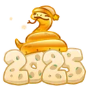 Lunar Snake Golden Bleu