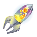 Stellar Rocket Lava Lamp
