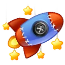 Stellar Rocket Rocket Plush
